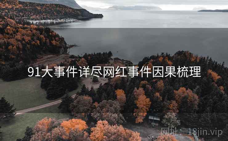 91大事件详尽网红事件因果梳理