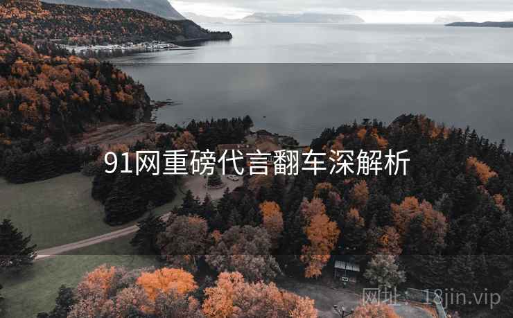 91网重磅代言翻车深解析 91网重磅代言翻车深解析